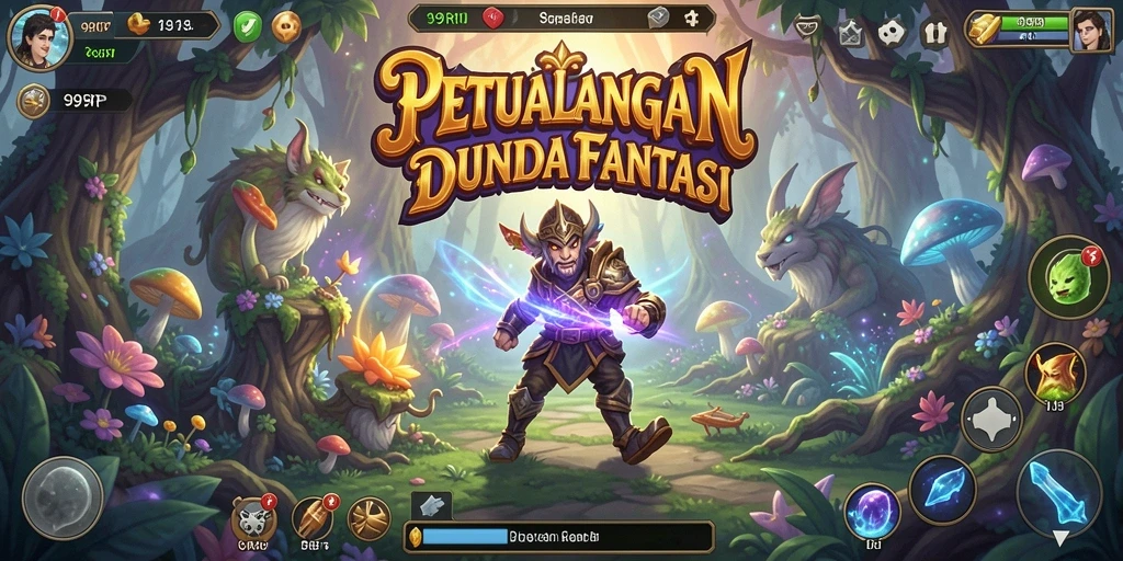 Tangkapan layar dari gameplay 99RP, menunjukkan aksi petualangan yang mendebarkan.
