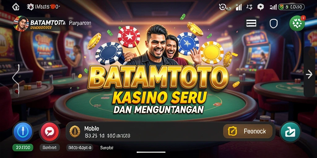 Tampilan menarik dari gameplay kasino BATAMTOTO.