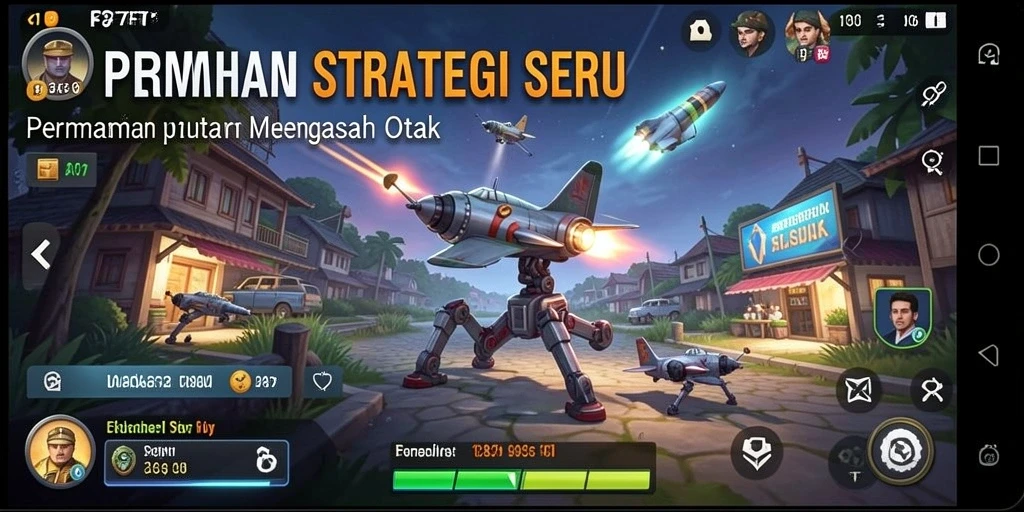 Tampilan gameplay F7F7 yang memukau dan menantang.