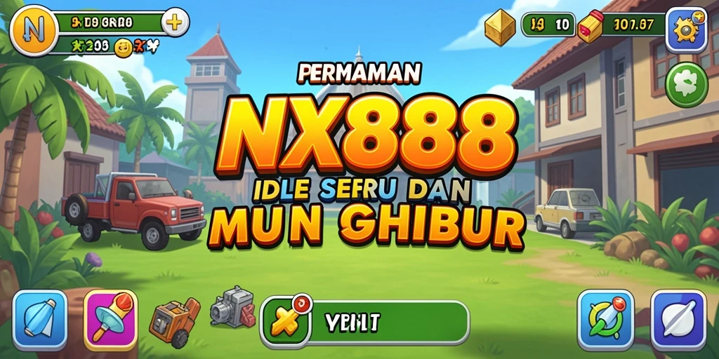 Screenshot gameplay NX888 dengan tampilan Idle yang menarik.