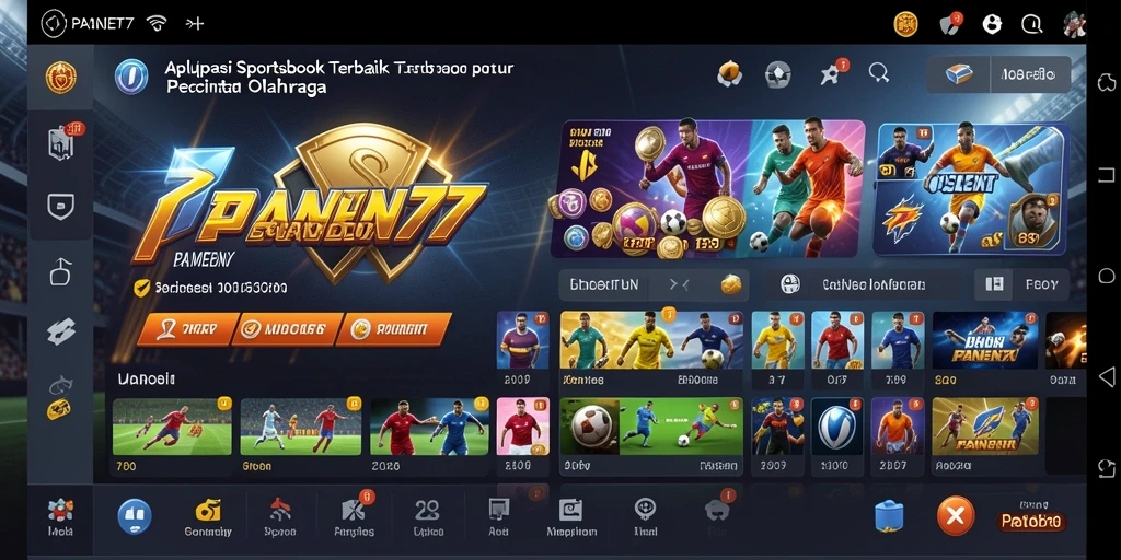 Tampilan gameplay menarik dari aplikasi PANEN77 yang sedang beraksi.