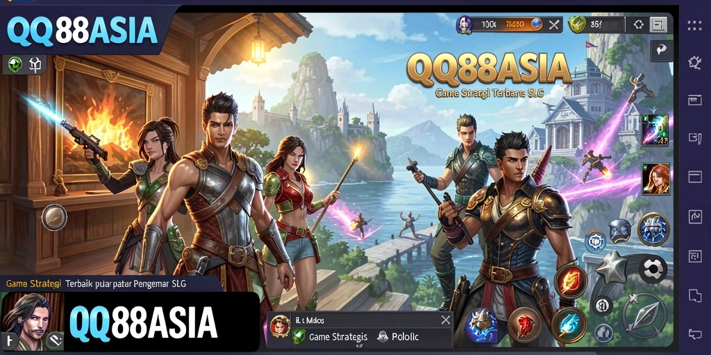 Tangkapan layar gameplay dari QQ88ASIA yang penuh aksi dan strategi.