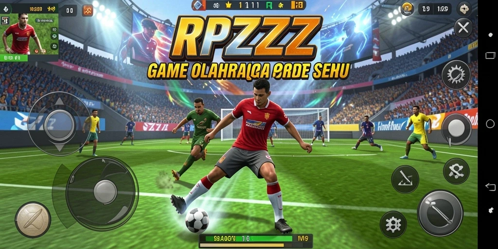 Screenshot gameplay RPZZZ yang menunjukkan aksi pertandingan seru.