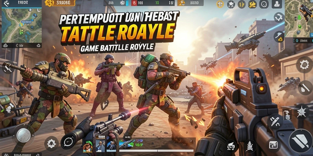 Gameplay seru S13 dalam mode Battle Royale yang intens.