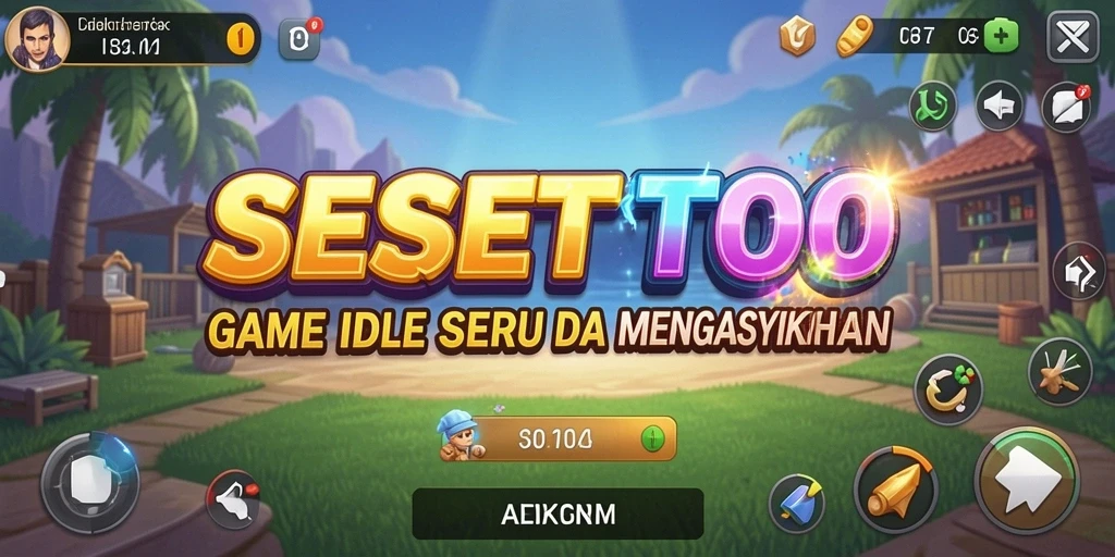 Tampilan gameplay SESETOTO yang menenangkan dan mengasyikkan.