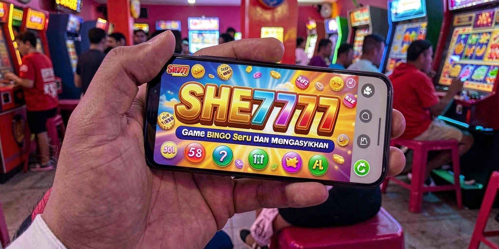 Tampilan seru gameplay Bingo di SHE777 yang menantang.